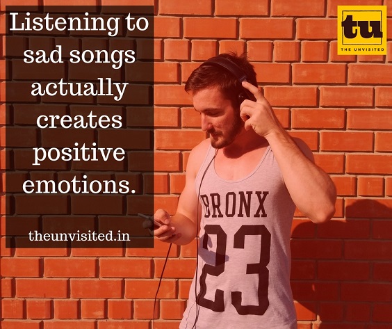 Listening to sad songs actually creates positive emotions