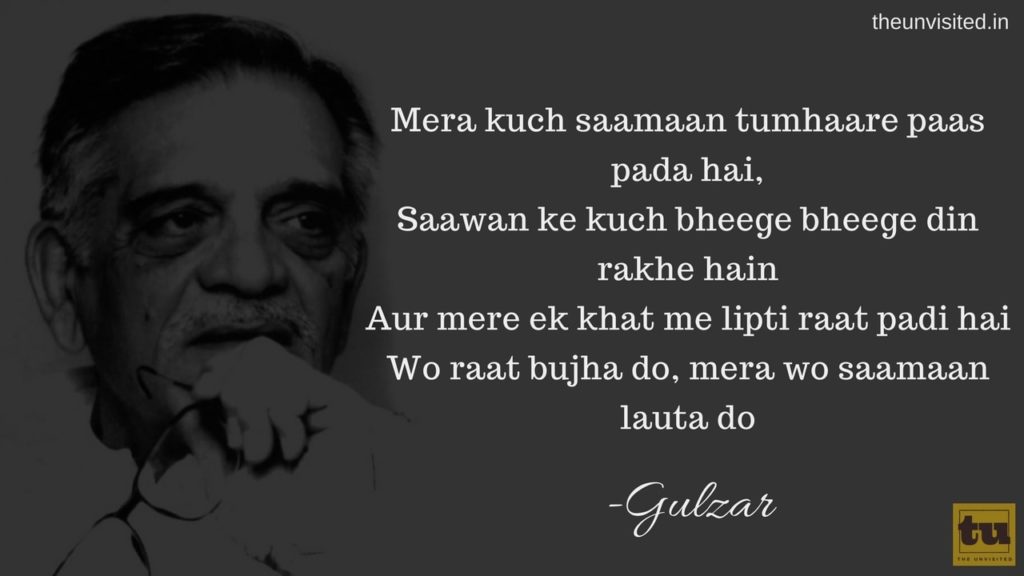 The Unvisited gulzar poetry 4