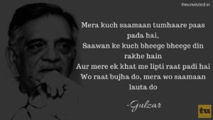 The Unvisited gulzar poetry 4