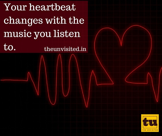 Your heartbeat changes with the music you listen to