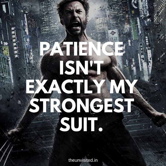 Patience isn't exactly my strongest suit. the unvisited
