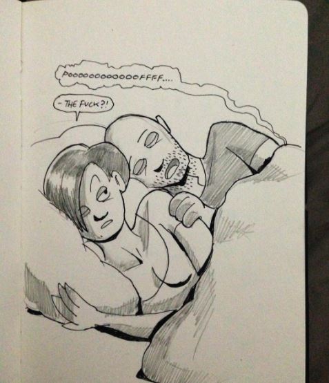 kellie and pete the unvisited 3 artists draws comic for girlfriend heart love