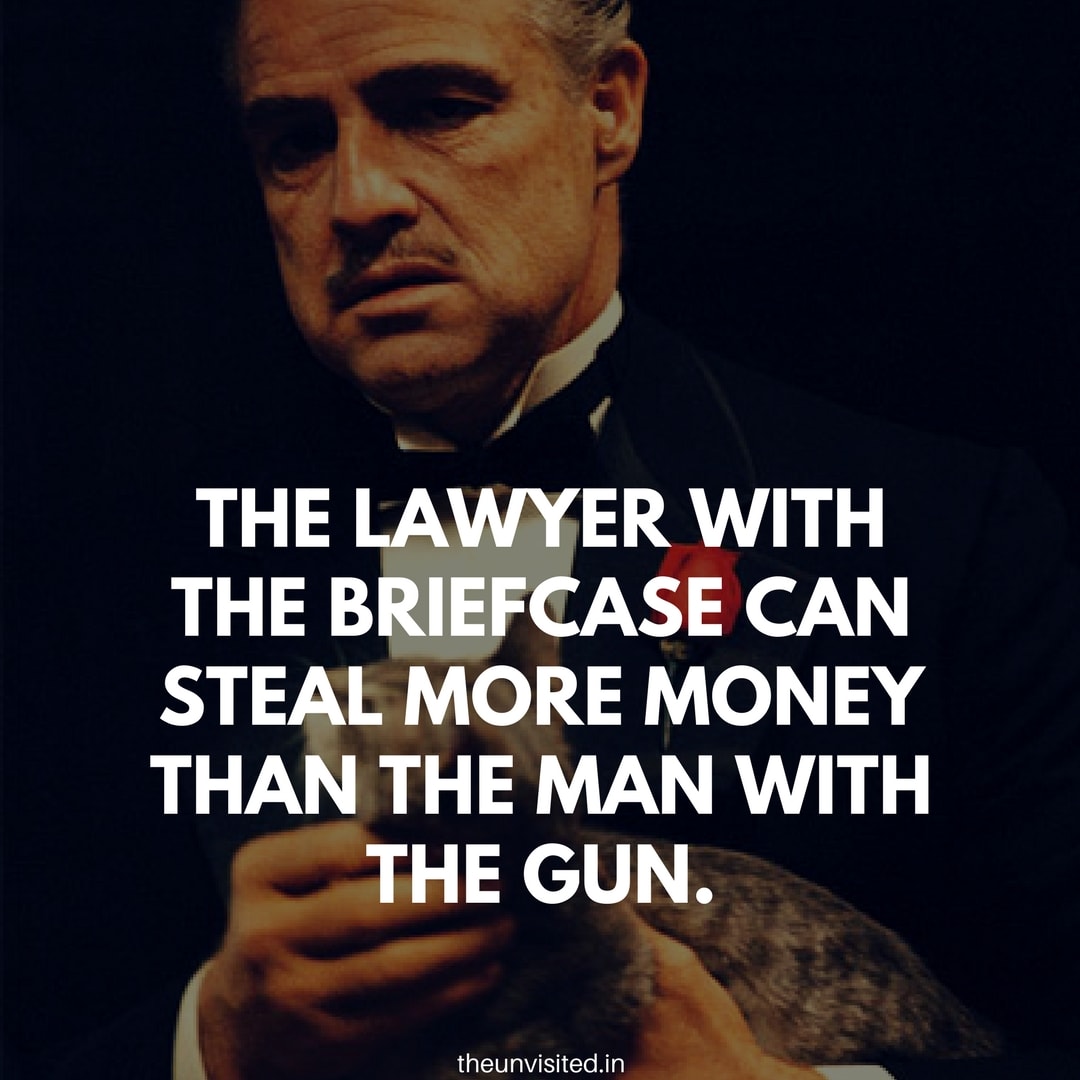 godfather quotes the unvisited movie hollywood Don Vito Corleone 5