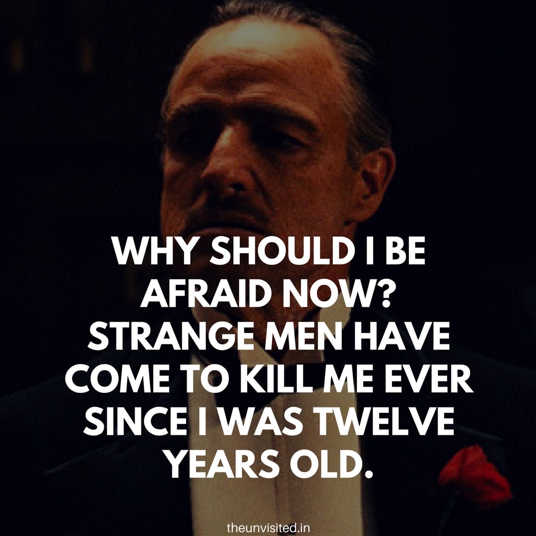 godfather quotes the unvisited movie hollywood Don Vito Corleone 8
