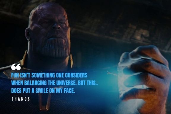 blog cover superhero the unvisited quotes thanos marvel infinity war avengers inspirational wisdom people motivational wise villain