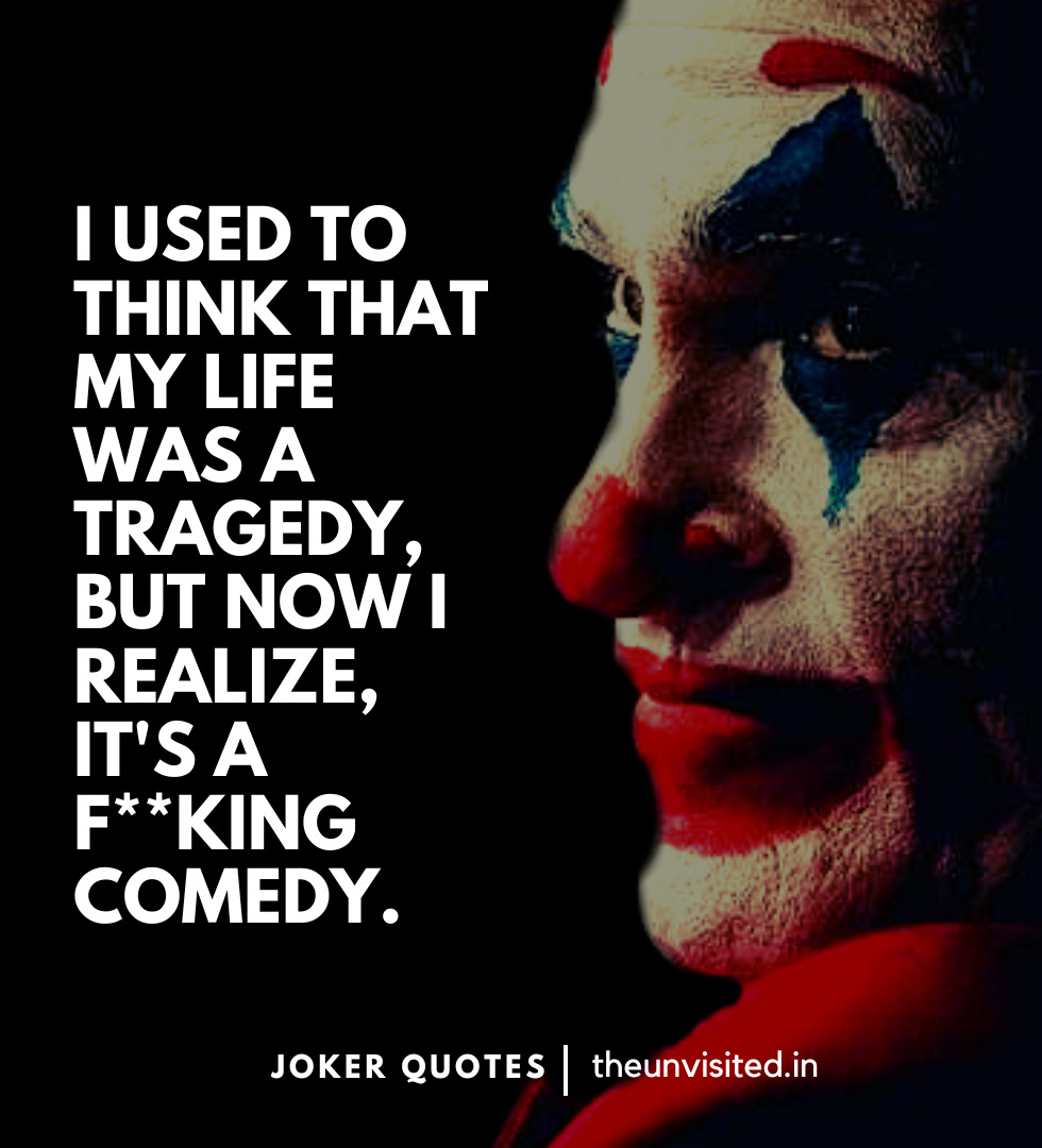 14 Insanely Iconic Quotes From The Joker Movie That You Cant Ignore The Unvisited