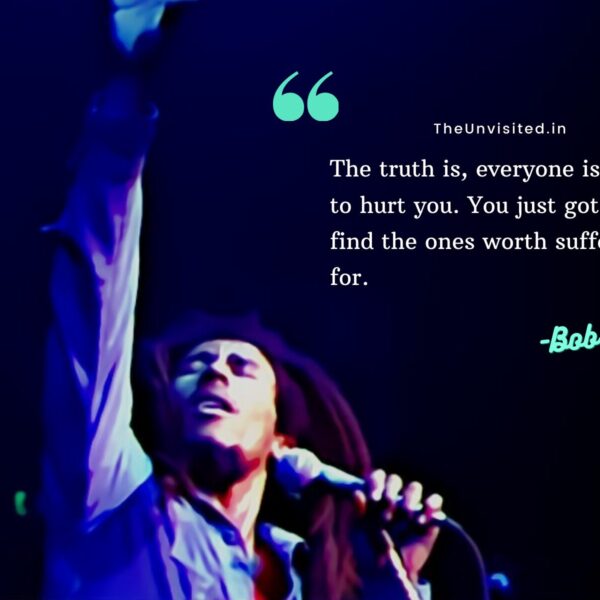 The truth is, everyone is going to hurt you. You just got to find the ones worth suffering for