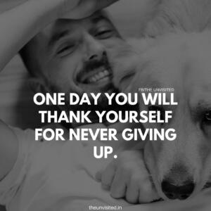 the unvisited man quote motivation inspiration 6 one day you will thank yourself